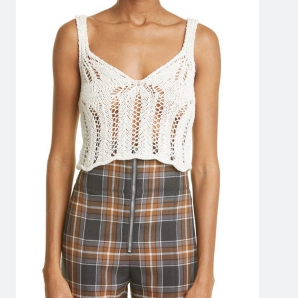 Acne Studios Kondi Pointelle Knit Top Perfect condition, never worn!